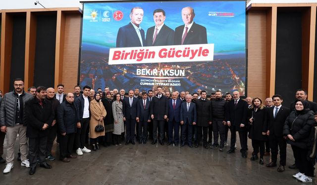 Bakan Bayraktar Erzincan'da