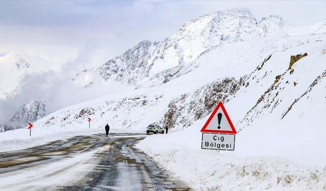 Meteorolojiden buzlanma, don ve çığ uyarısı