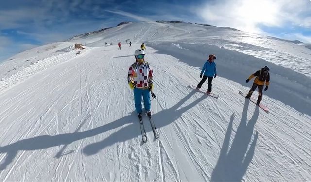 Ergan Dağı Kış Sporları ve Doğa Turizm Merkezi'nde adrenalin bitmiyor
