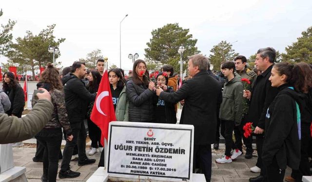 Erzincan’da 18 Mart Çanakkale Zaferi ve şehitler anıldı