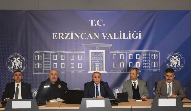 'Huzur İçin Erzincan' projesi toplantısı yapıldı
