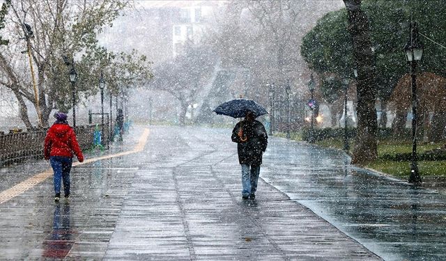 Meteoroloji'den sağanak yağmur ve kar uyarısı