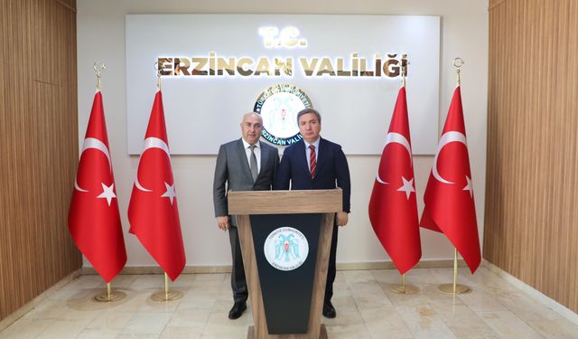 Azerbaycan Kars Başkonsolosundan Erzincan Valiliği’ne ziyaret