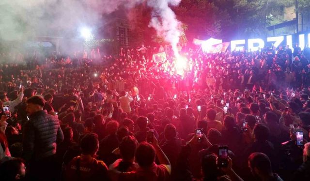 Erzurum’da Galatasaray coşkusu