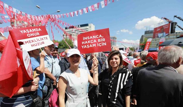 Filiz Başkan, emekliler için Ankara’da