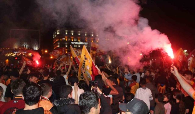 Kayseri’de Galatasaray coşkusu