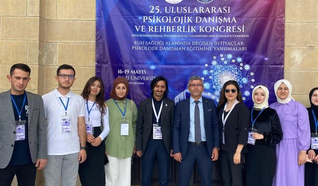 25.Uluslararası Psikolojik Danışma ve Rehberlik Kongresi'ne Erzincan çıkarması