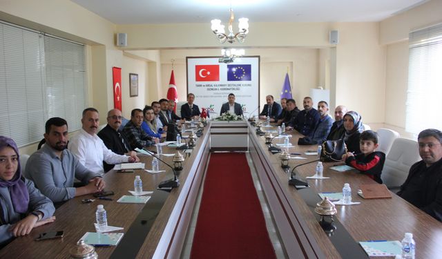 Erzincan Toplu Sera Bölgesi Alt Kullanıcıları ile Toplantı yapıldı