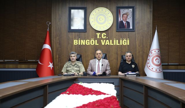 Bingöl'de Asayiş Değerlendirme Toplantısı düzenlendi