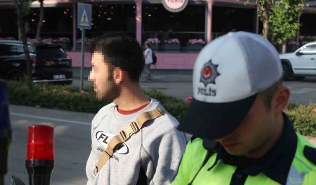 “Dur” ihtarına uymadı motosikleti bağlandı: 7 bin 945 lira ceza yedi