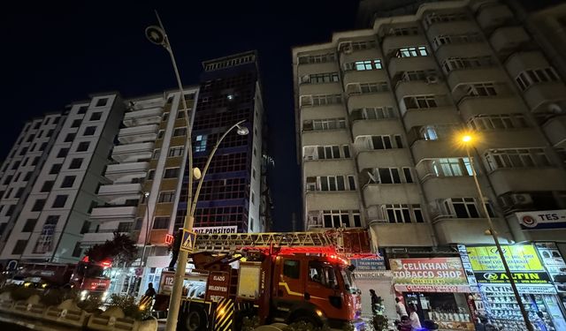 Elazığ'da pansiyonda çıkan yangın söndürüldü