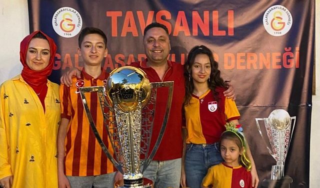 Galatasaray’ın 24. şampiyonluk kupası Tavşanlı halkıyla buluştu