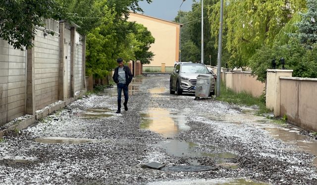 Kars'ta dolu etkili oldu