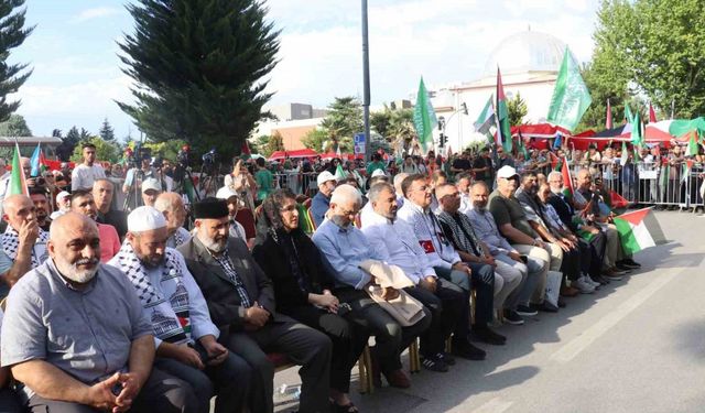 Malatya’da “Büyük Gazze mitingi”