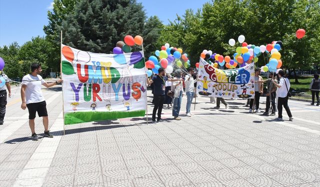 Malatya'da lösemi hastaları için "umuda yürüyüş" etkinliği yapıldı