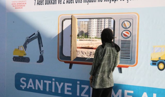 Malatya'da rezerv inşaat alanlarına "Şantiye İzleme Noktası" yapıldı