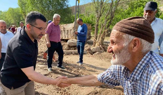 Milletvekili Çalkın, selden etkilenen Akdam köyünde