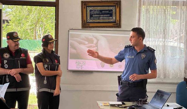 Narko Polislerinden annelere eğitim