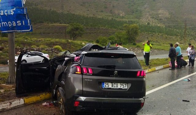 Trafik kazası: 1 ölü, 2 yaralı