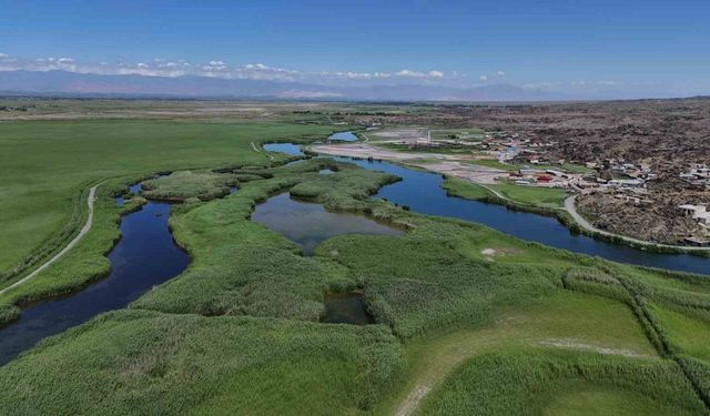 Ağrı Dağı Milli Parkı’nın eşsiz doğal güzelliği havadan görüntülendi