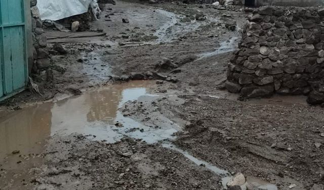 Ağrı ve Kars'ta sel bazı köylerde hasara yol açtı