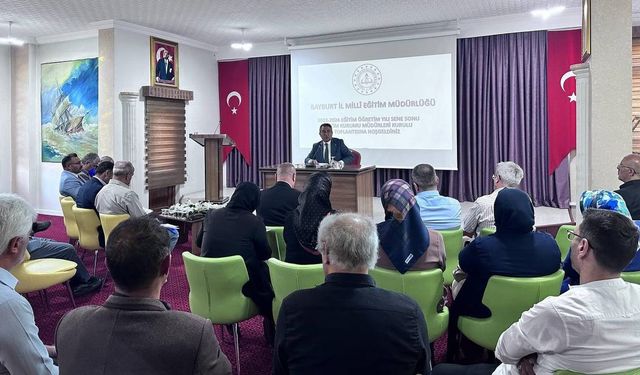 Bayburt’ta ’Sene Sonu Müdürler Kurulu Toplantısı’ yapıldı