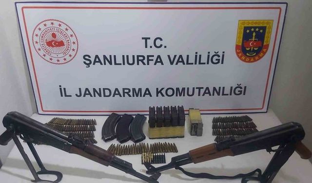 Şanlıurfa’da uzun namlulu silahlar ele geçirildi