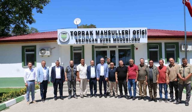 TMO Genel Müdürü Güldal Erzincan’da çeşitli temaslarda bulundu