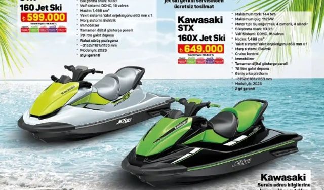 A-101’e bu Perşembe Jet Ski, Amortisörlü bisiklet, Dikiş makinesi, Televizyon çeşitleri geliyor!