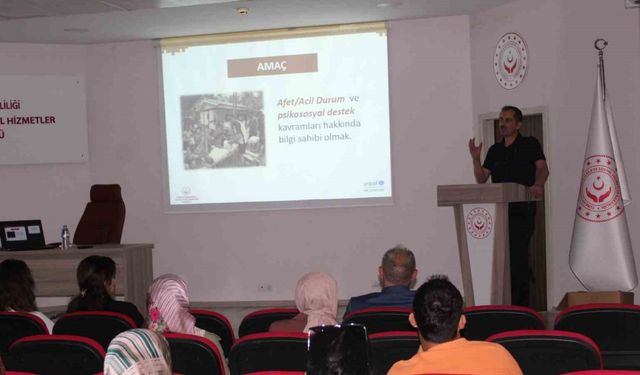 Bayburt’ta afet farkındalık ve psikolojik ilk yardım eğitimleri