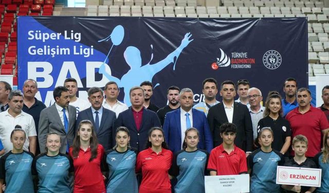 Erzincan’da Badminton Süper Ligi ve Gelişim Ligi müsabakaları başladı