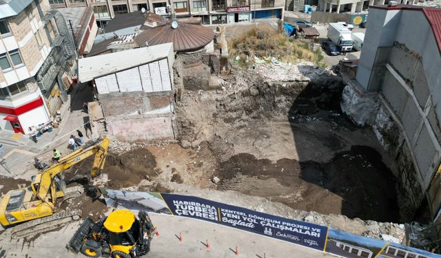 Erzurum'da tarihi Habib Baba Türbesi çevresinde kentsel dönüşüm çalışmalarına başlandı