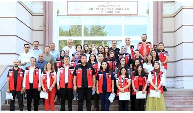 İliç maden sahasında yaraları saran personellere başarı belgesi verildi