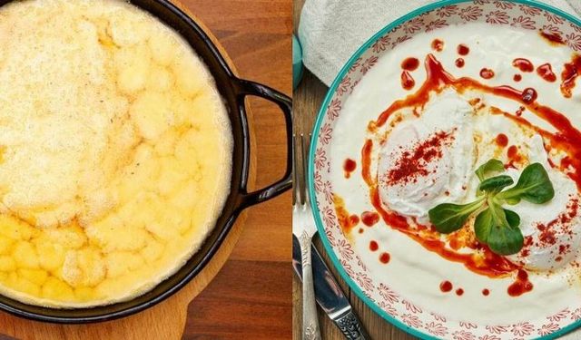 Pazar kahvaltısı için, “Kuymak” ve “ Yoğurtlu yumurta salatası” tarifi