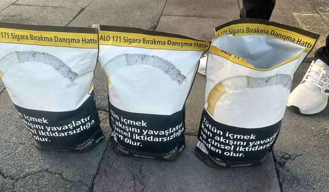 Malatya'da bandrolsüz 4 bin 500 kilogram tütün ele geçirildi