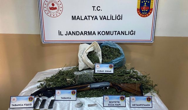 Malatya'daki uyuşturucu operasyonunda 2 kişi yakalandı