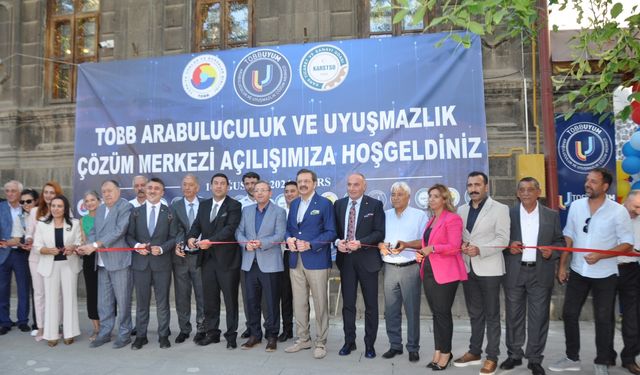 TOBB Başkanı Hisarcıklıoğlu, Kars TSO Arabuluculuk ve Uyuşmazlık Çözüm Merkezinin açılışını yaptı