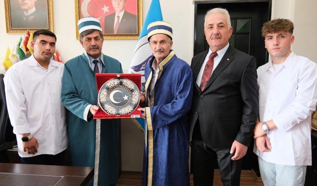 Ahilerden Başkan Aksun’a ziyaret