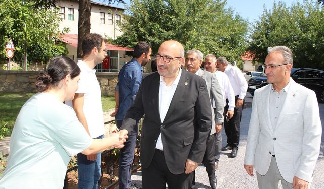 AK Parti Elazığ Milletvekili Ejder Açıkkapı, Ağın'ı ziyaret etti