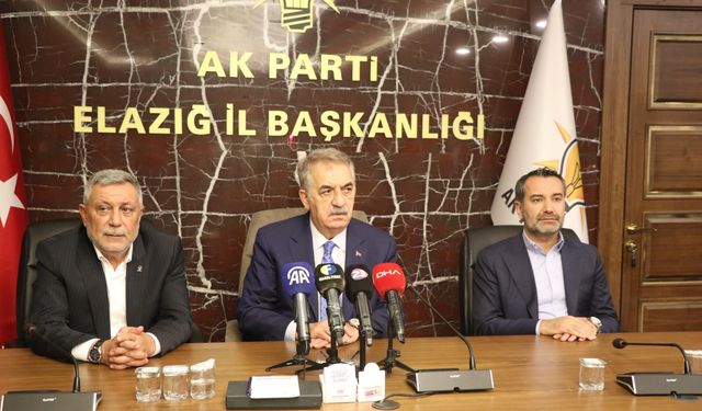 AK Parti Genel Başkan Yardımcısı Hayati Yazıcı, Elazığ'da konuştu: