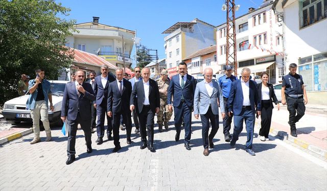 Elazığ Valisi Numan Hatipoğlu Ağın ilçesini ziyaret etti