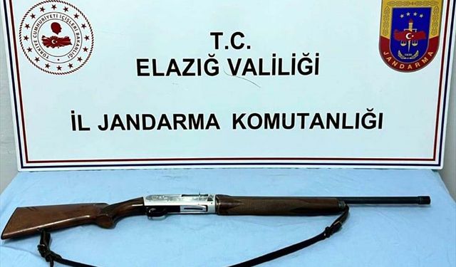 Elazığ'da asayiş uygulamasında 2 ruhsatsız silah ele geçirildi