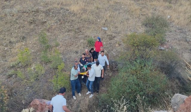 Elazığ'da freni boşalan otomobilden atlayan kadın yaralandı