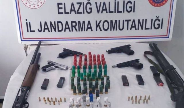 Elazığ'da ruhsatsız silah operasyonunda 2 şüpheli gözaltına alındı