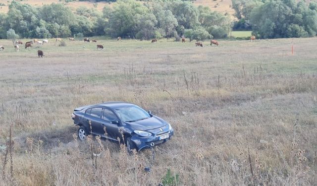 Erzincan’da iki otomobilin çarpışması sonucu 6 kişi yaralandı