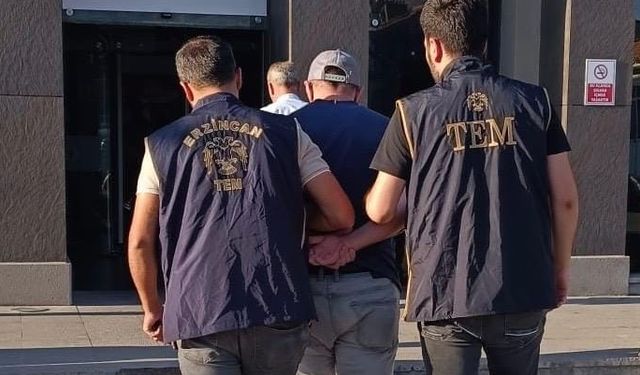 Erzincan'da terör örgütü propagandası yaptığı iddiasıyla 2 kişi yakalandı