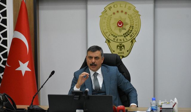 Erzurum'da "Güvenlik ve Asayiş Değerlendirme Toplantısı" yapıldı