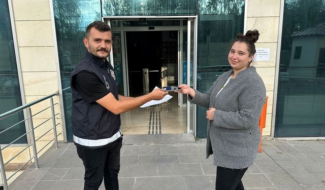 Erzurum'da vatandaşın kaybettiği telefon polislerin 2 günlük çalışmasıyla bulundu