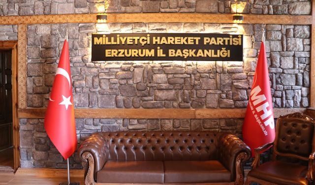 Erzurum'daki 112 yıllık konak MHP İl Başkanlığı binası oldu