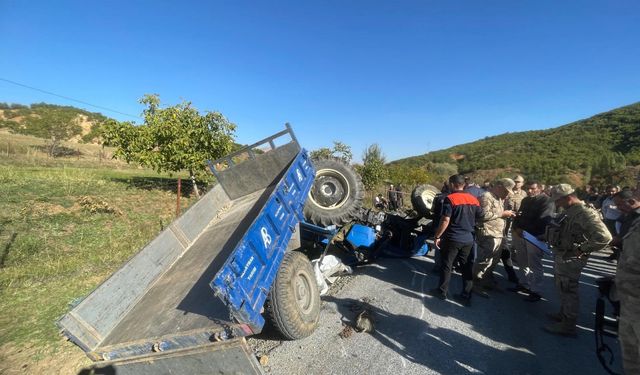 Bitlis'te traktörün devrilmesi sonucu 1 kişi öldü